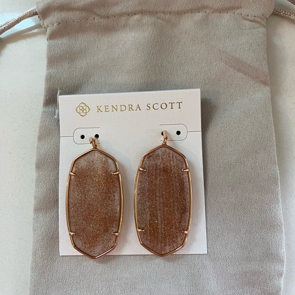 Kendra Scott Rose Gold Danielle earrings
